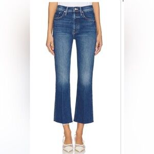 MOTHER Women's Blue Flared Jeans